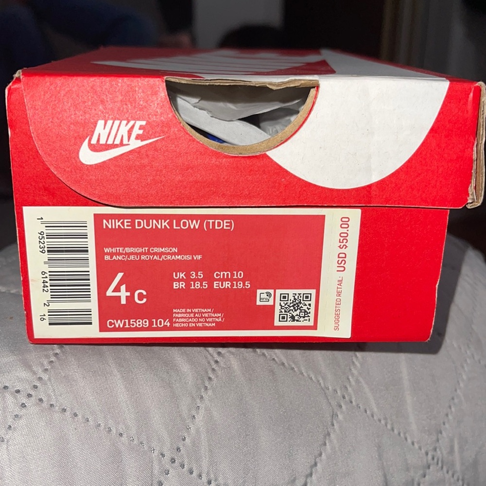 Nike Dunk low TD Game Royal Crimson